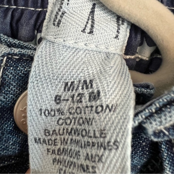 NWT Gap Kids unisex patchwork jeans, 6-12 months, size Medium, 17-22 Pounds, 27- - Picture 5 of 9